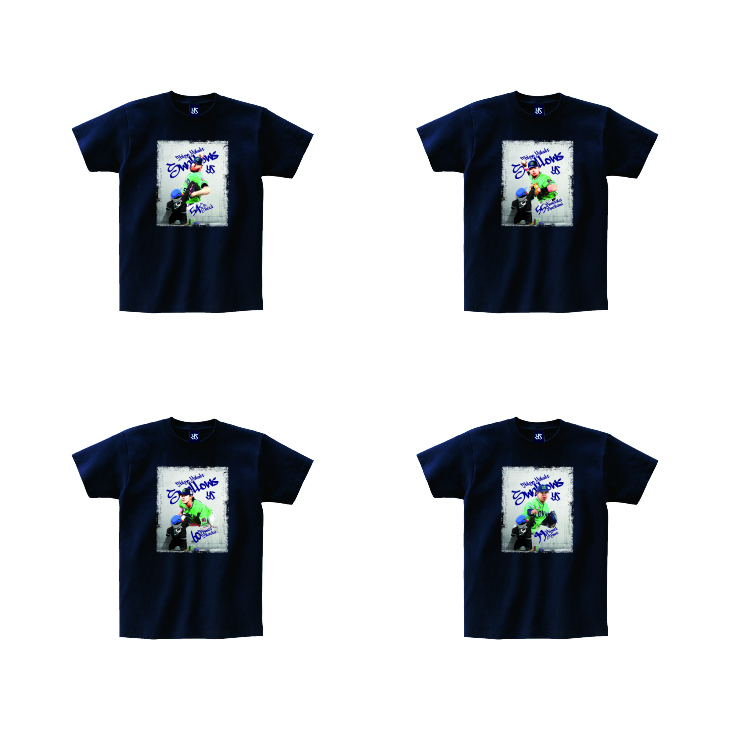 2025年BF】スプレーアート選手ビジュアルTシャツ | 東京ヤクルト
