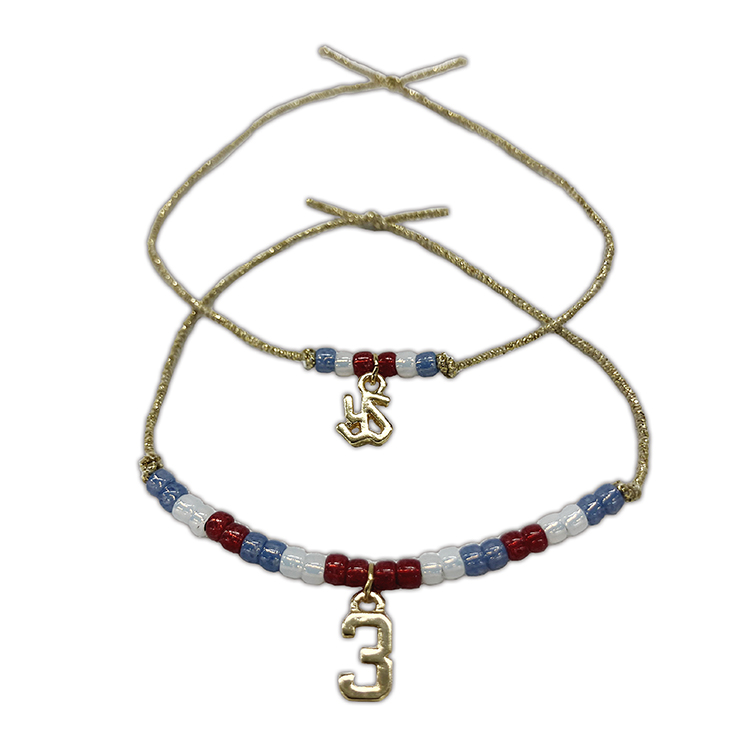 キューバ　サンチアゴ・デ・クーバ 修道院 ヴィンテージビーズブレスレット ブルー キューバ サンチアゴ・デ・クーバ 修道院 ヴィンテージビーズ