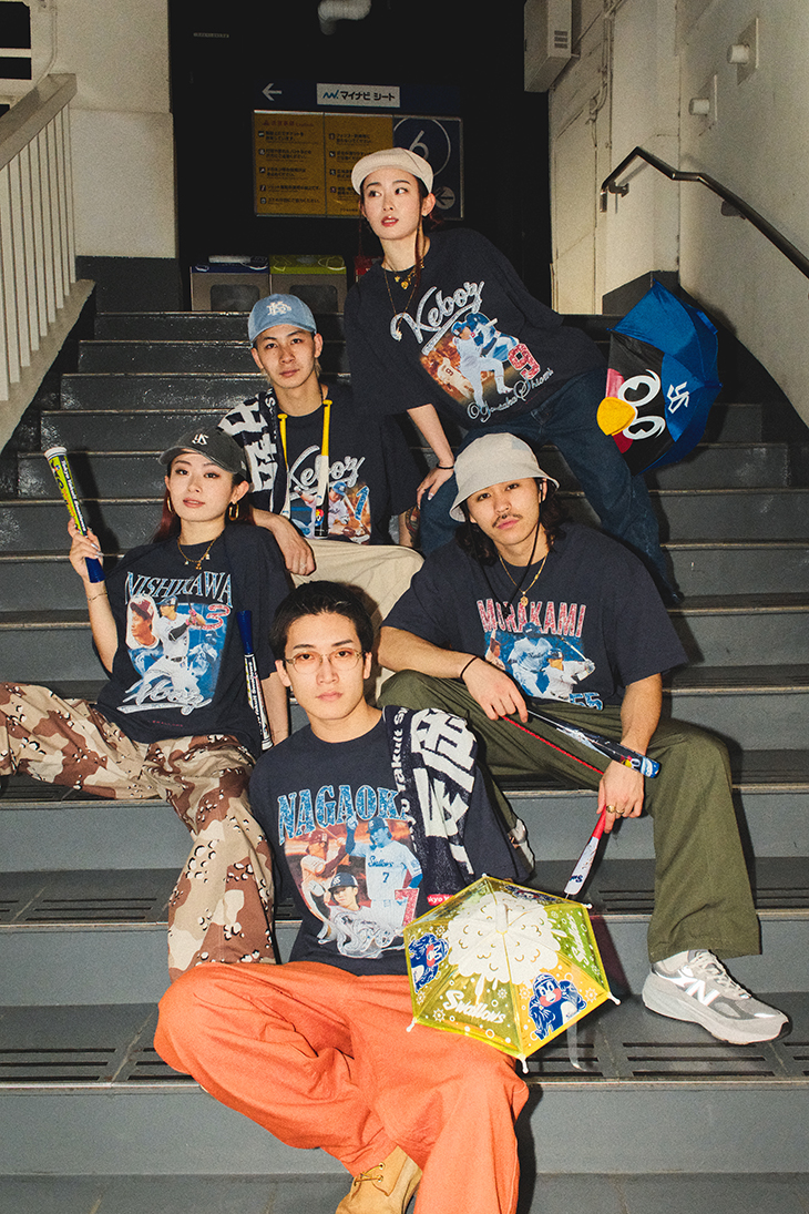 KEBOZ×SWALLOWS】7.HIDEKI NAGAOKA TEE | 東京ヤクルト