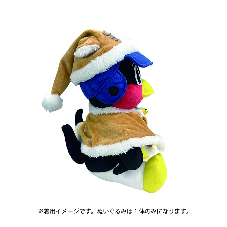 スワローズ ぬいぐるみ アイスクリーム付き お座りつば九郎（つばさんた&つばかい着せ替えver.）【12月上旬