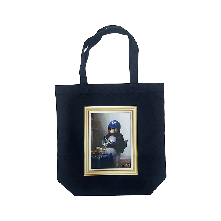 芸術の秋：トートバッグ（るーびーを注ぐ鳥）【11月中旬頃出荷予定】