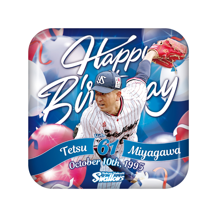 【2025年BD】10月バースデースクエア缶バッジ（宮川）【12月中旬出荷開始予定】