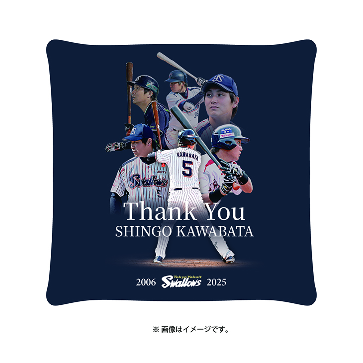 川端慎吾 引退記念クッション【11月下旬頃出荷予定】