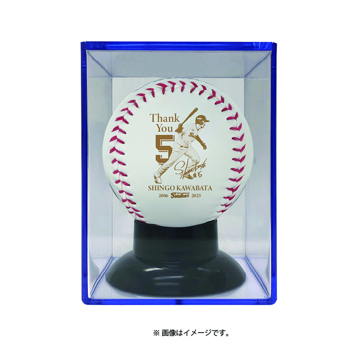 川端慎吾 引退記念ロゴボール（ケース付）【11月下旬頃出荷予定】