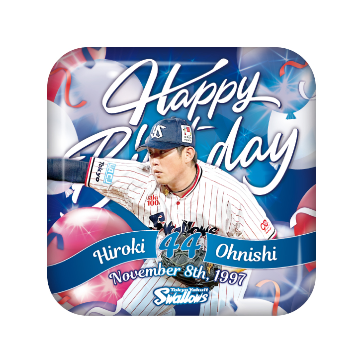 【2025年BD】11月バースデースクエア缶バッジ（大西）【1月中旬出荷開始予定】