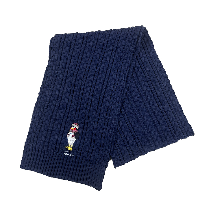 つば九郎ニットマフラー