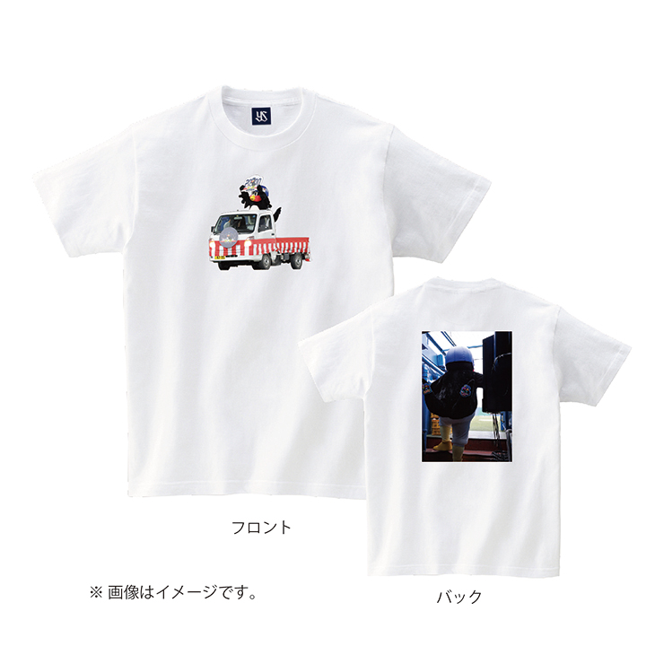 【つばの日商品・再販売】つば九郎2,000試合応燕ありがとうTシャツ（トラック）