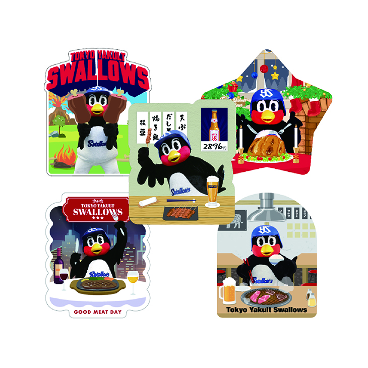 いい肉ステッカー（全5種）【2026年1月下旬出荷開始予定】